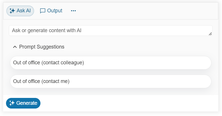 Sample Telerik UI for ASP.NET Core AIPrompt
