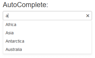 Sample Telerik UI for ASP.NET Core AutoComplete