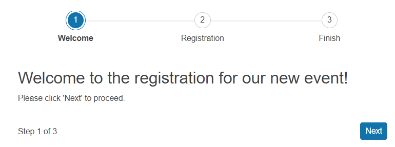 Sample Telerik UI for ASP.NET Core Wizard