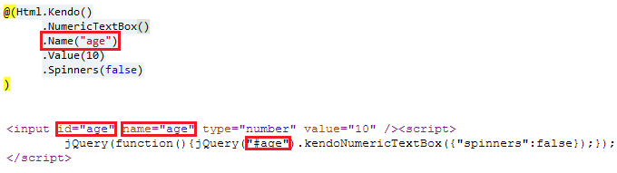 UI for ASP.NET MVC A sample server-side wrapper name