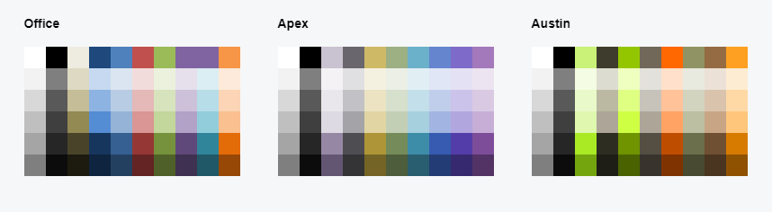 UI for ASP.NET MVC ColorPalette Custom Presets