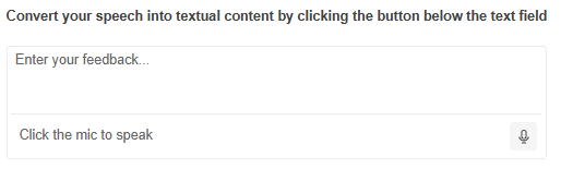 Sample Telerik UI for ASP.NET MVC SpeechToTextButton