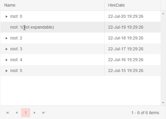 Load hierarchical data on demand in treelist