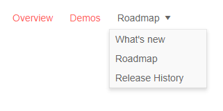 Blazor Menu Flat Data Overview