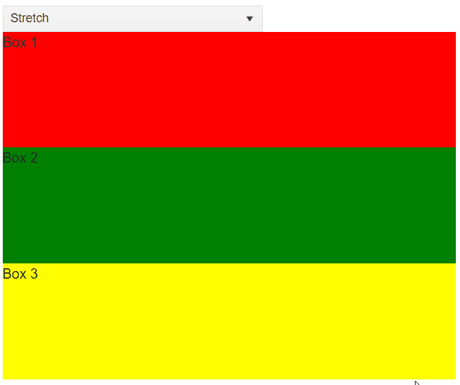 horizontalalign example