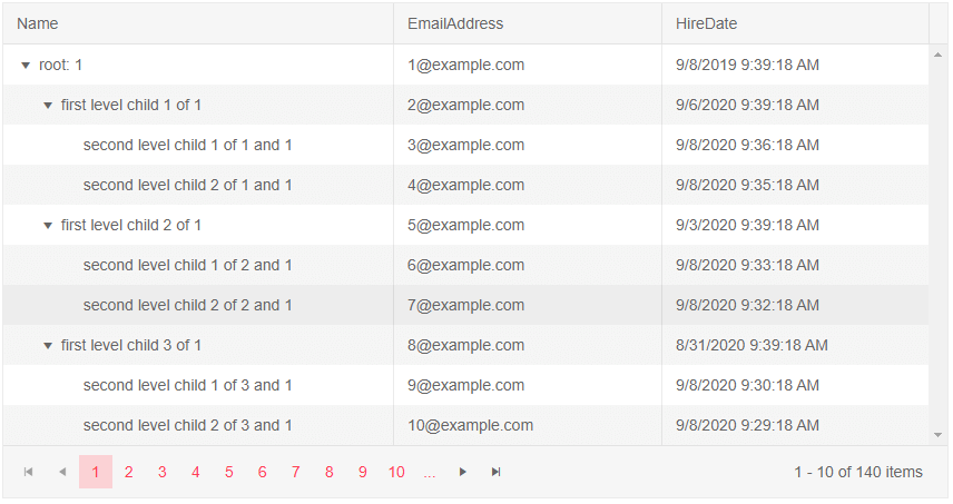 visible parameter basic example screenshot
