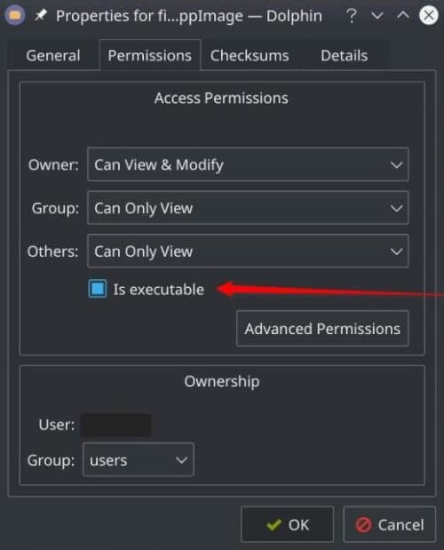 KDE setting executable