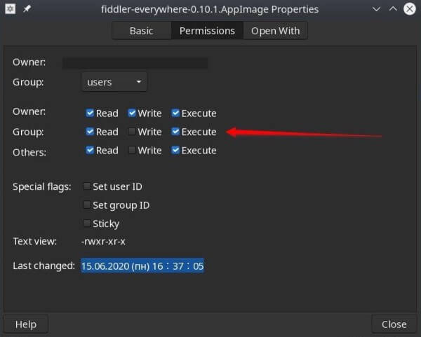 Cinnamon setting executable
