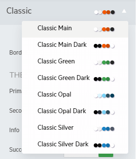 Kendo UI for jQuery Classic Swatches