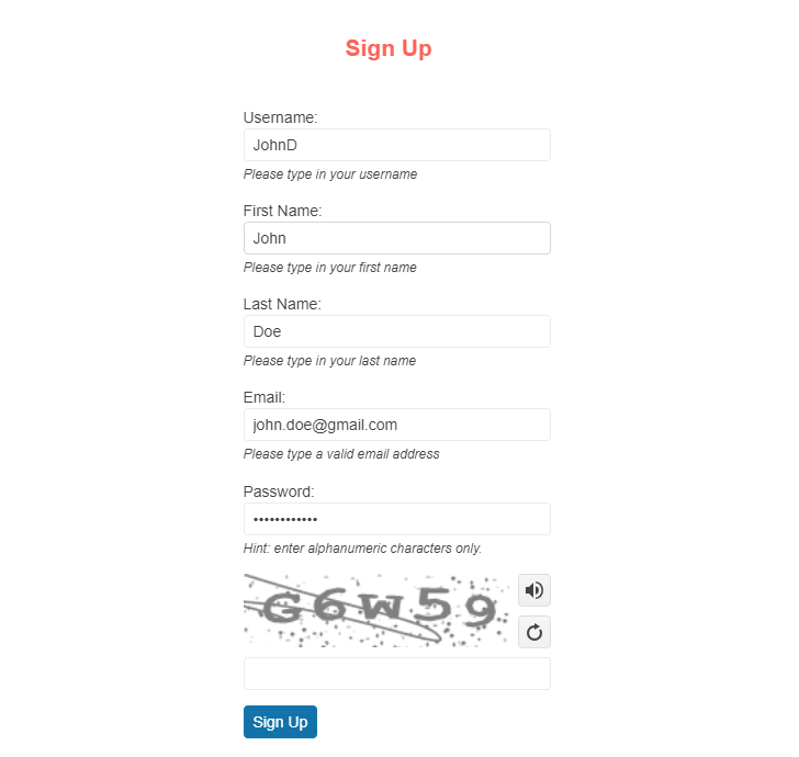 Kendo UI for jQuery Captcha Overview
