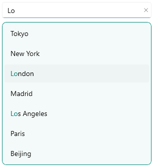 ComboBox Drop Down Style