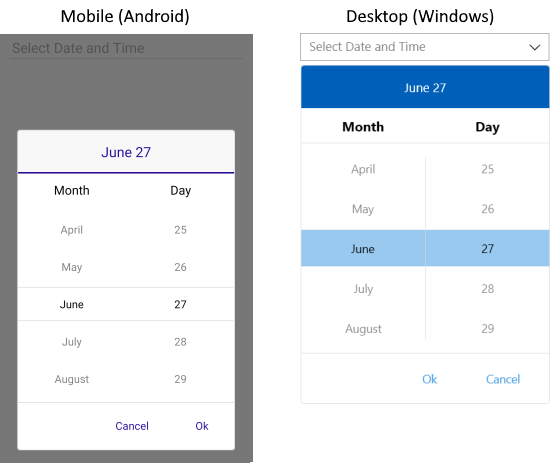 DateTimePicker Spinner Format