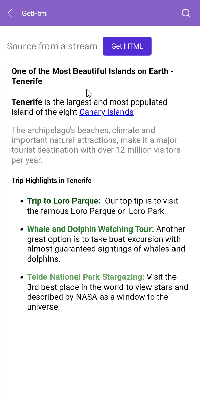 .NET MAUI RichTextEditor GetHTML