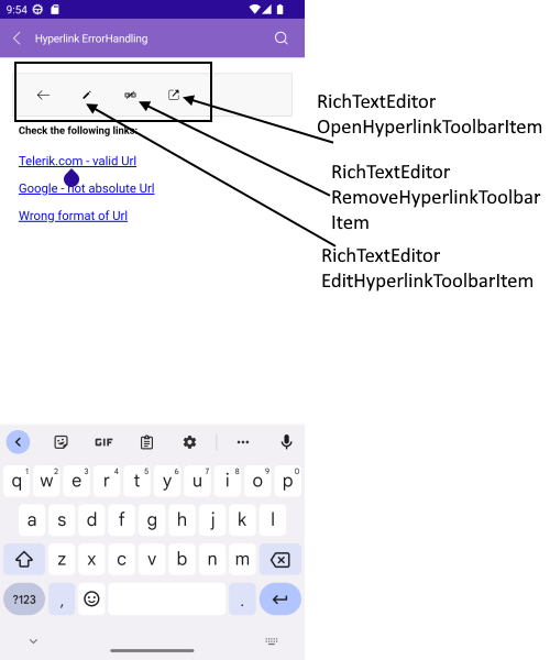 .NET MAUI RichTextEditor Hyperlink Navigation
