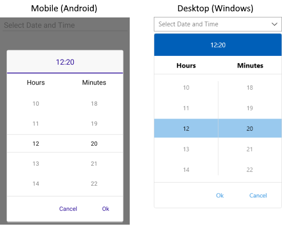 DateTimePicker Spinner Format