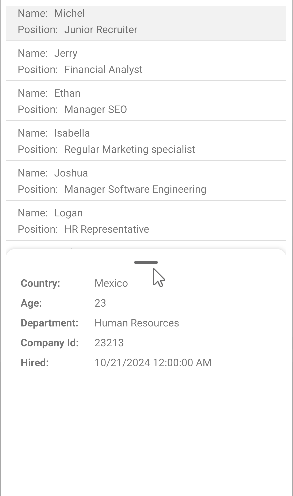 BottomSheet Swipe Gesture