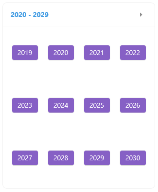.NET MAUI Calendar Year Template