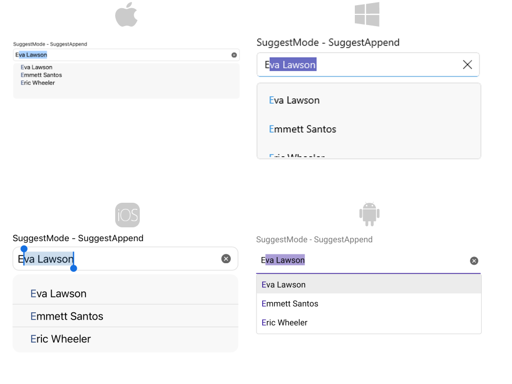 AutoComplete SuggestAppend