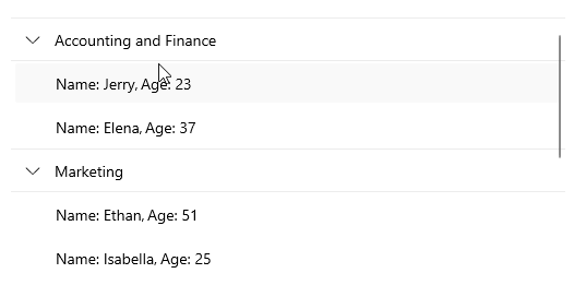 .NET MAUI CollectionView GroupTap Command