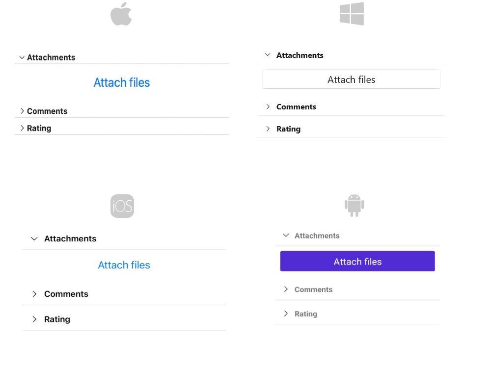 .NET MAUI Accordion Item Spacing