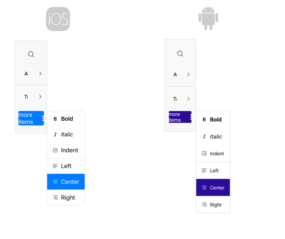 .NET MAUI Toolbar Orientation