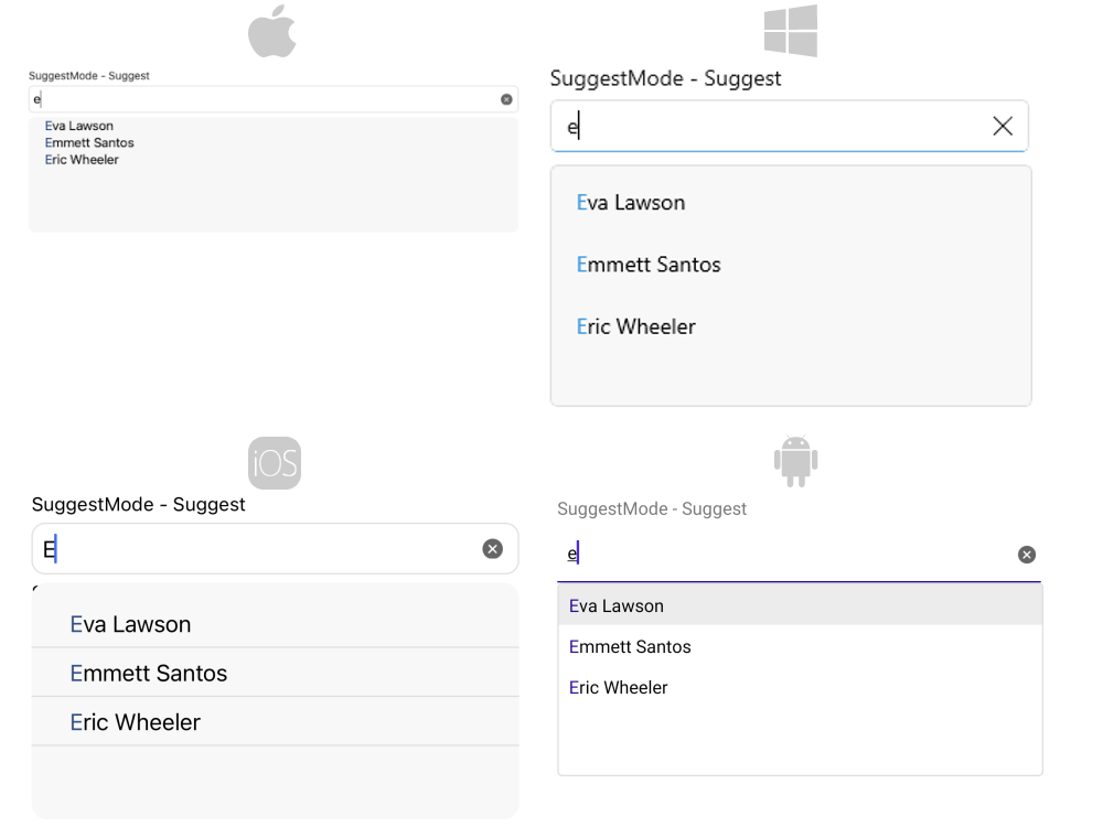 AutoComplete Suggest