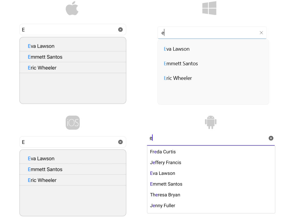 AutoComplete Remote Search Results .NET MAUI AutoComplete Remote Search Results