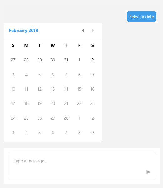 .NET MAUI Chat Message