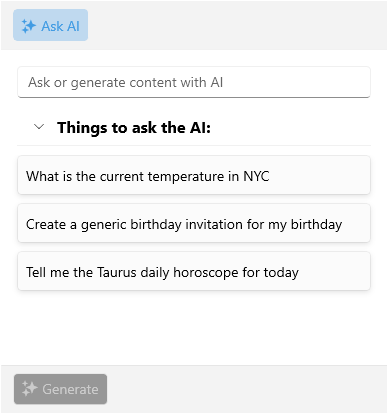 Telerik UI for .NET MAUI AIPrompt Suggestions