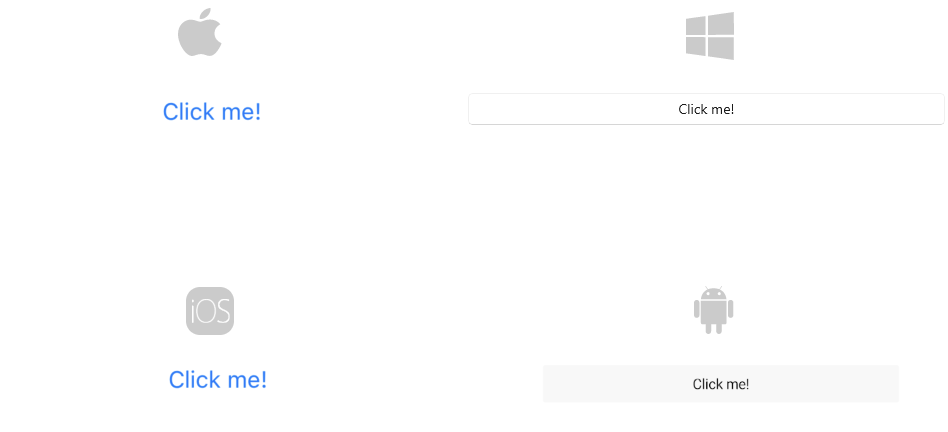 .NET MAUI Button Default Look