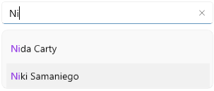 AutoComplete Highlight Customization AutoComplete Highlight Customization