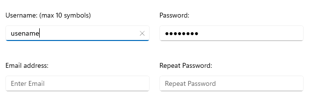 Entry Overview .NET MAUI Entry Overview