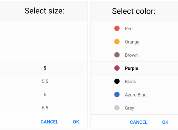 .NET MAUI ListPicker Overview
