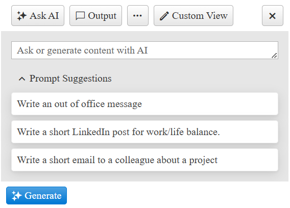 WebForms AIPrompt Overview "WebForms AIPrompt Overview"