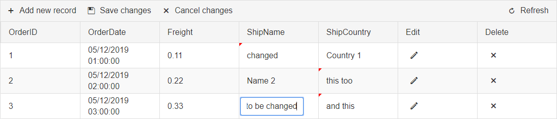Grid Batch Edit Form