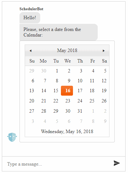 chat with custom components