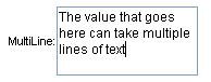 MultiLine text box