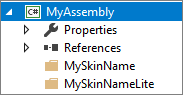 Create Skin folders