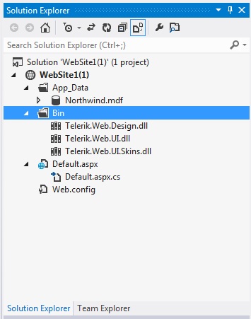 Solution Explorer Solution Explorer