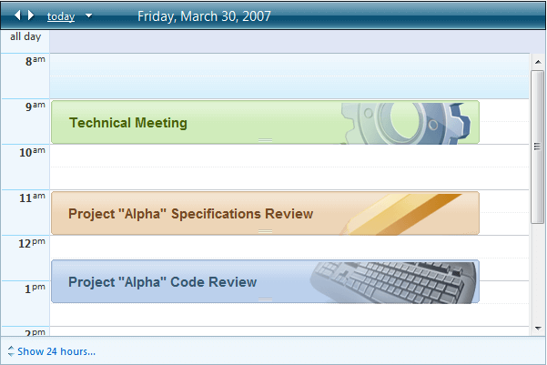 Appointment template
