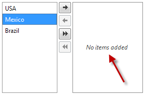 EmptyMessage property
