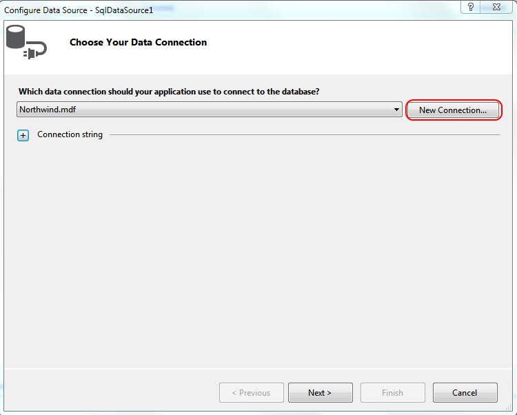 grid gettingstarted exception new Connection