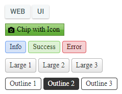 ChipLists with different appearance "ChipLists with different appearance"