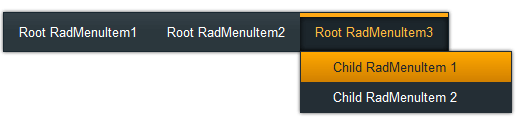 RadMenu Display