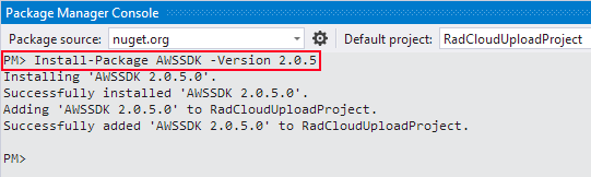 cloudupload-amazon-nuget