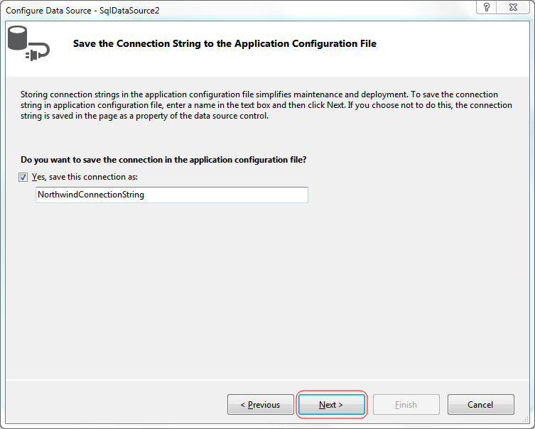 grid gettingstarted conn String