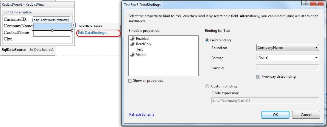 EditItem Template EditItem Template