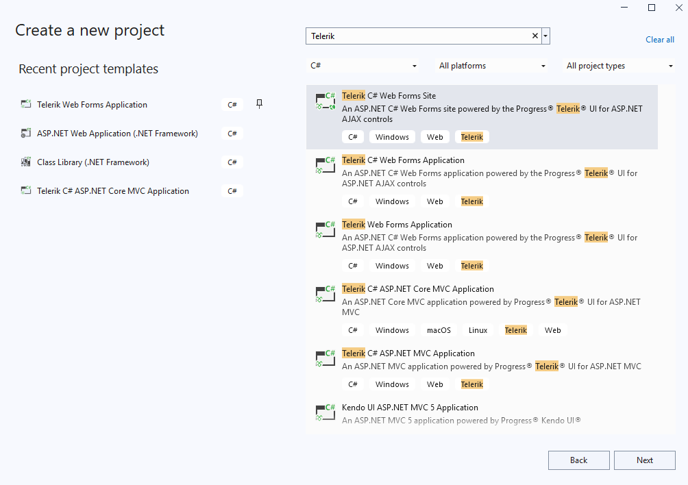 Visual Studio Project Templates