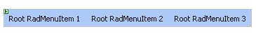 RadMenu Horizontal Flow