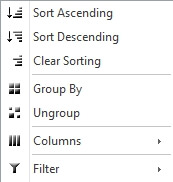 grid headercontextmenu